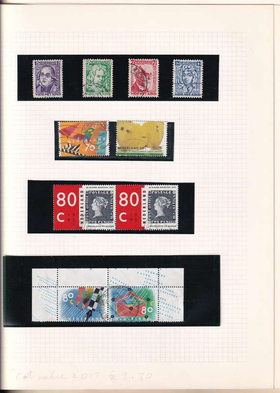 Netherlands pre printed album 1926-1945 with stamps