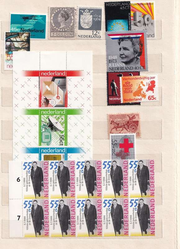 Netherlands pre printed album 1926-1945 with stamps