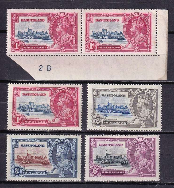 Basutoland 1935 KG V Silver Jubilee set, MLH        (SACC 11-14, CV R180)