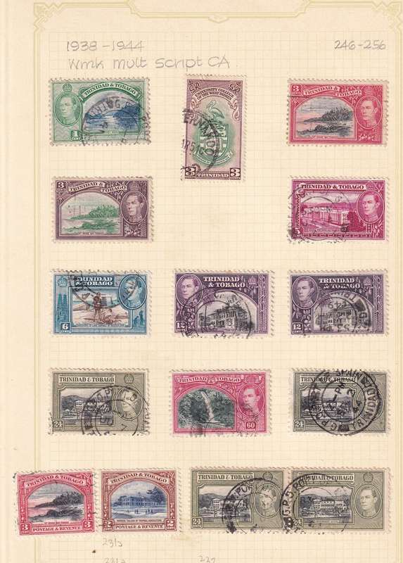 Trinidad & Tobago 1913>part set, used               (SG 149> , 4 SCANS))