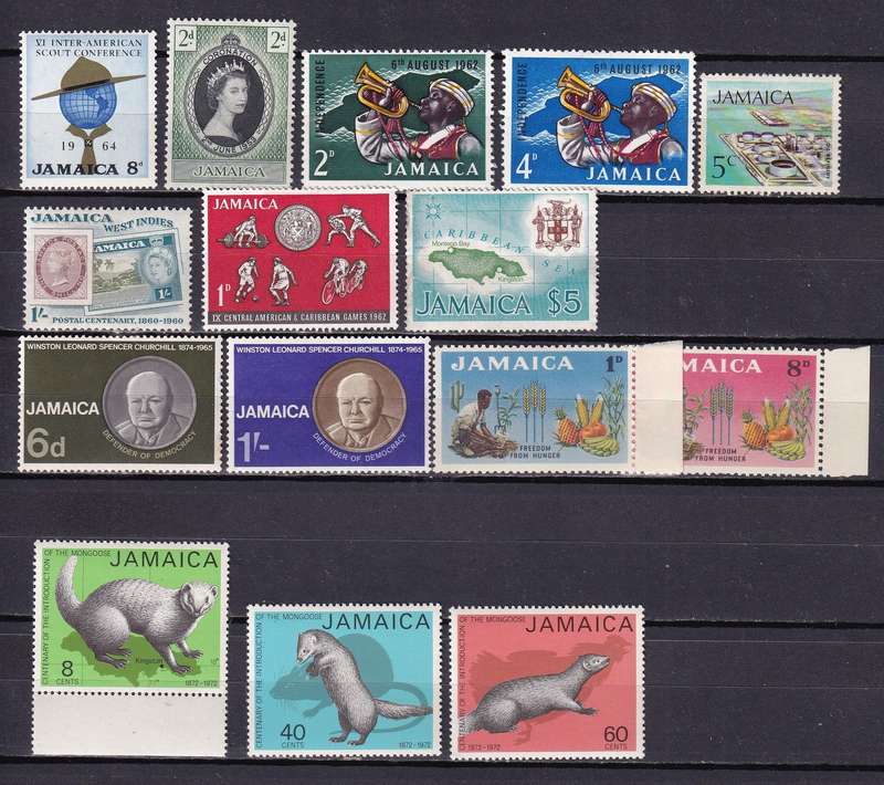 Jamaica 1883 > QV part sets, M/H              ( 2 x scans)