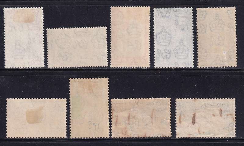 Ceylon 1938-49 KG VI part sets, M/H                (SG 386>)