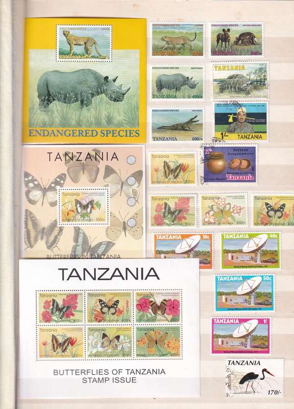 Tanzania sets and mini sheets, most MNH               (10 X SCANS)
