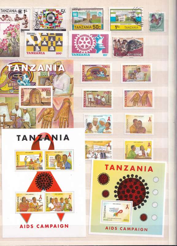 Tanzania sets and mini sheets, most MNH               (10 X SCANS)