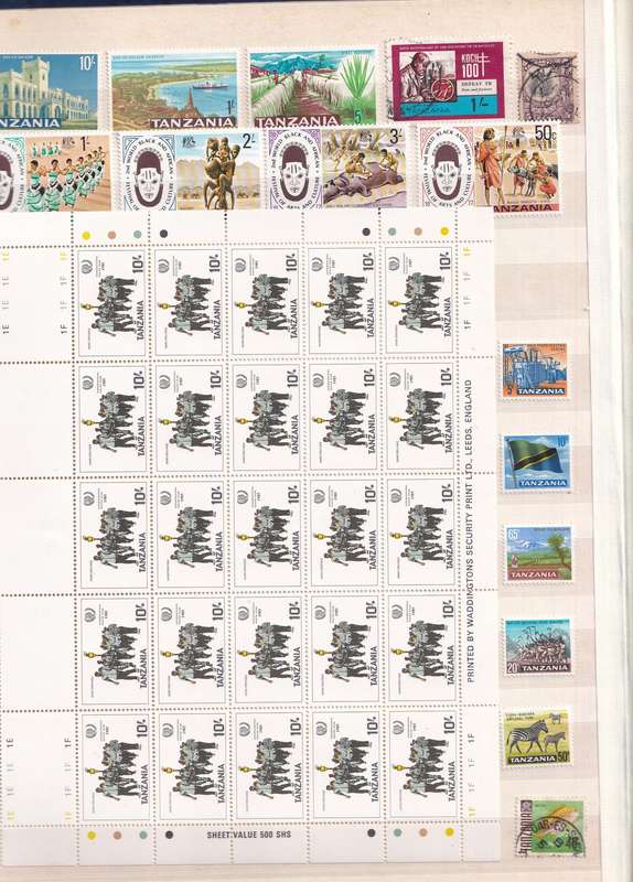 Tanzania sets and mini sheets, most MNH               (10 X SCANS)