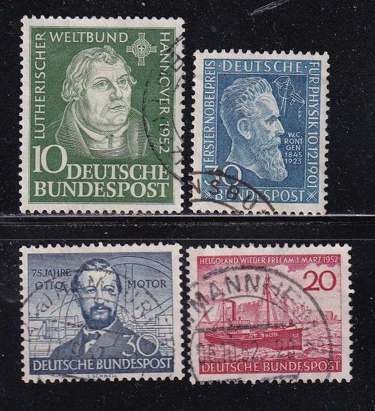 Germany (West) 1951> lot, used           (SG 1073>, CV £40)