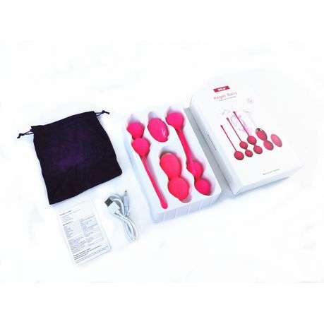 MELO Electric Kegel Balls Kegal Muscle Exerciser - 5 Piece Set With Remote Control