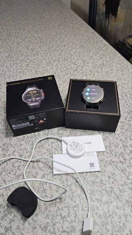 HUAWEI WATCH GT 5 Pro Golf Edition 46mm, Titanium Case - Black GPS Smart Watch