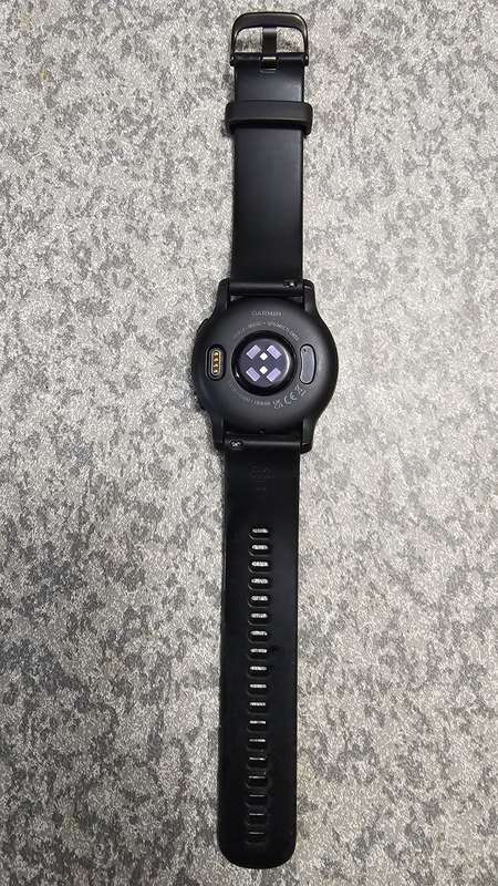 Garmin Venu 2 GPS Smartwatch (45mm) - Slate Bezel with Black Case & Silicone Band