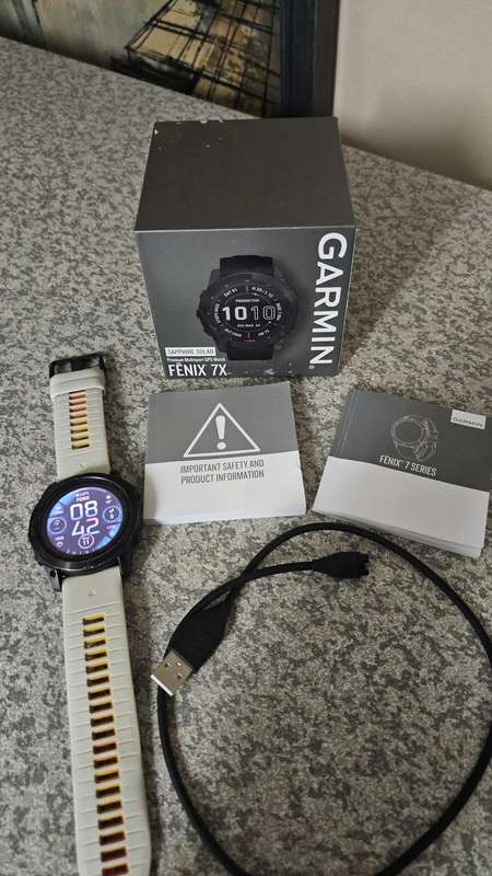 Garmin Fenix 7X Sapphire Solar Edition 51 MM GPS Smartwatch with Built-in Flashlight
