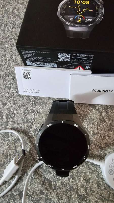 HUAWEI WATCH GT 5 Pro Golf Edition 46mm, Titanium Case / Sapphire Crystal / Ceramic Back - Black GPS