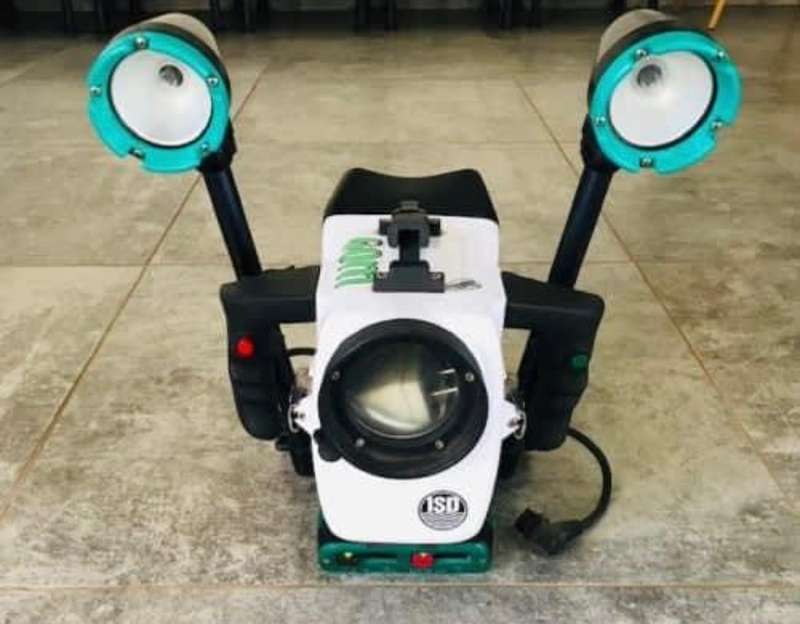 Odessea camera housing for scubadiving