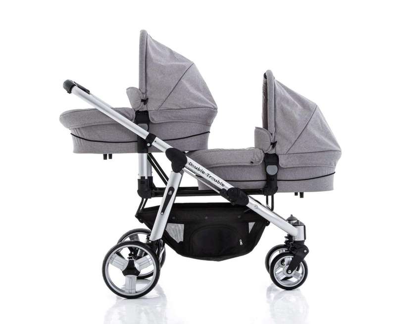 Double Delux (CabrioFix i-Size) | TWIN Travel System in GREAT condition!