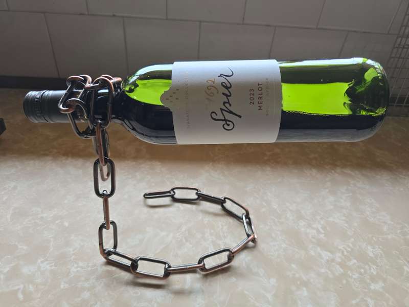 CHAIN WINE BOTTLE HOLDER BRAND NEW!