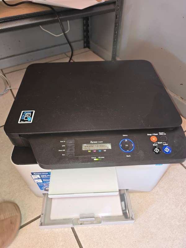 SAMSUNG XPRESS C460W Laser printer in good working condition does need ink replacement.
