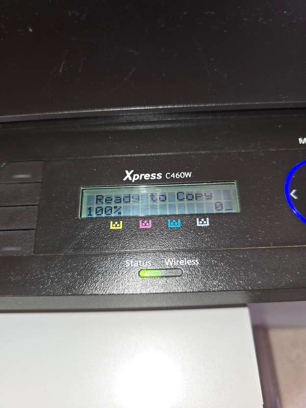SAMSUNG XPRESS C460W Laser printer in good working condition does need ink replacement.