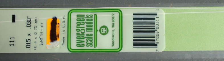 EVERGREEN - 2 X 0.4x0.75mm STRIPS, IN PKT X 350mm