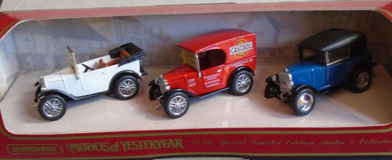 MATCHBOX YS-65, 1928 AUSTIN 7 COLLECTION, BOXED