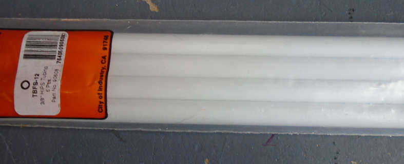 PLASTRUCT - 4 X 3/8 TUBING IN PKT, L - 385mm