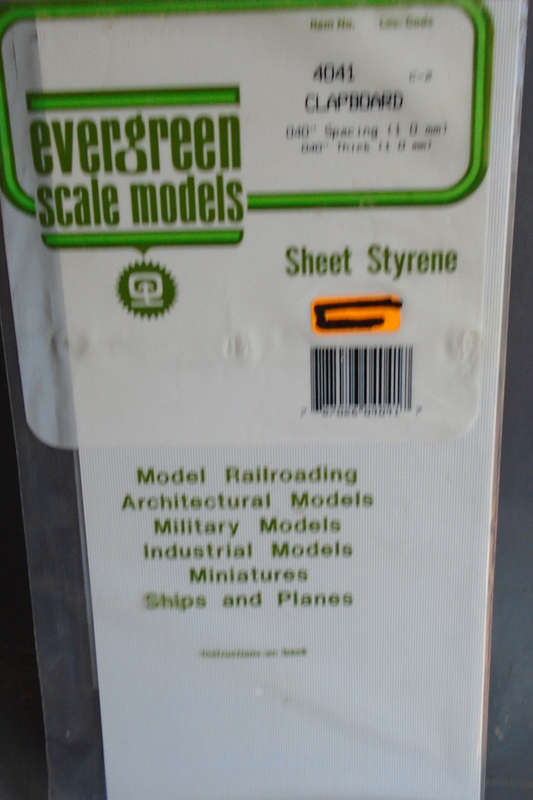 EVERGREEN -  0.040" SPACING CLAPBOARD, IN PKT