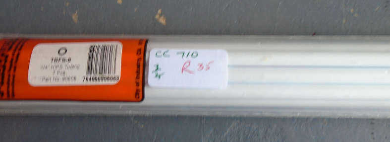 PLASTRUCT - 7 X 1/4 TUBING IN PKT, L - 385mm