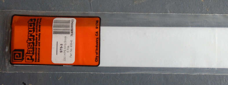 PLASTRUCT - 5 X 0.03 STRIP STOCK, IN PKT, L - 615mm