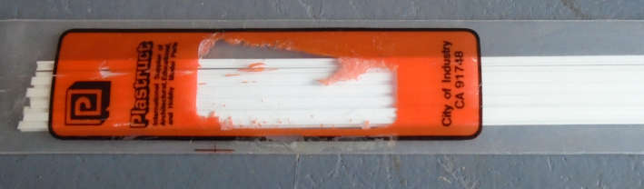 PLASTRUCT - 1.8mm I BEAM IN PKT, L - 250mm