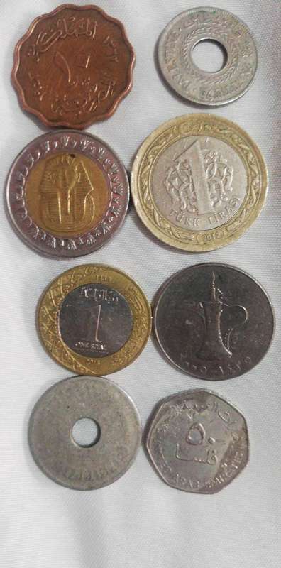 Palestine Egypt Turkish Coins