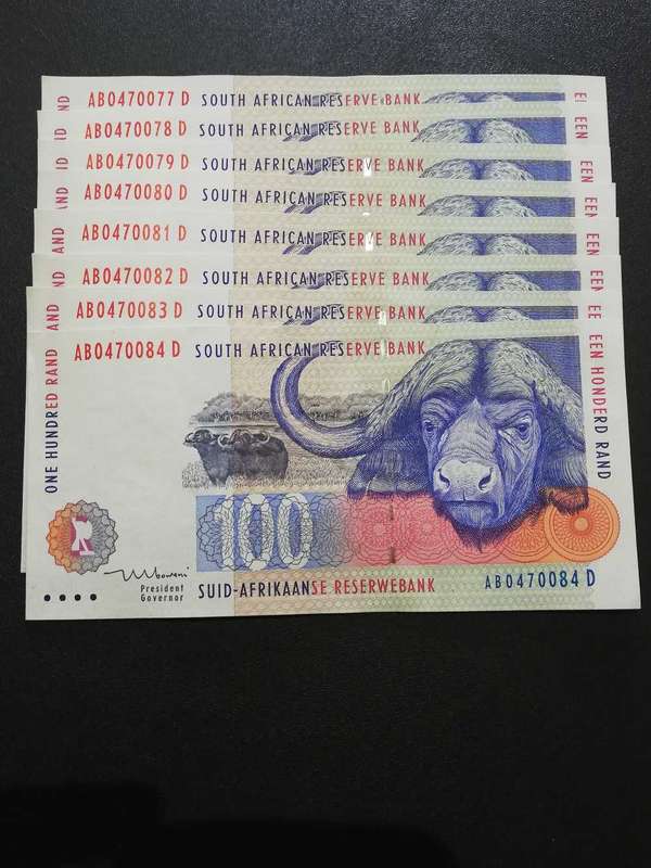 Mboweni X8 R100 in Sequence
