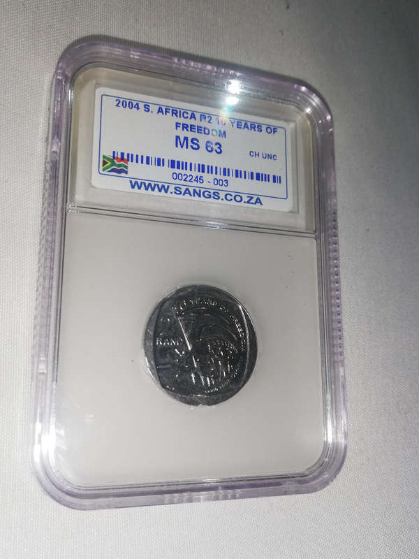 Graded R1 R2 R5 Coins