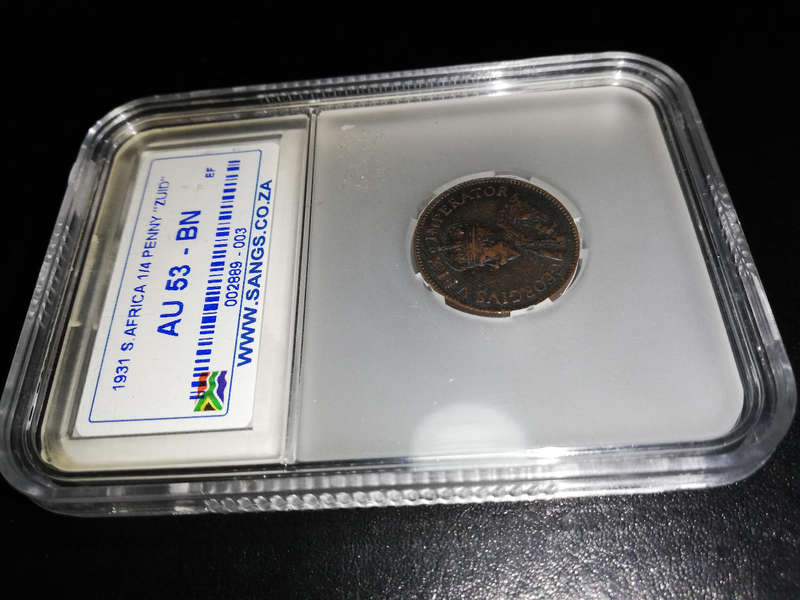 1931 1/4 PENNY AU53