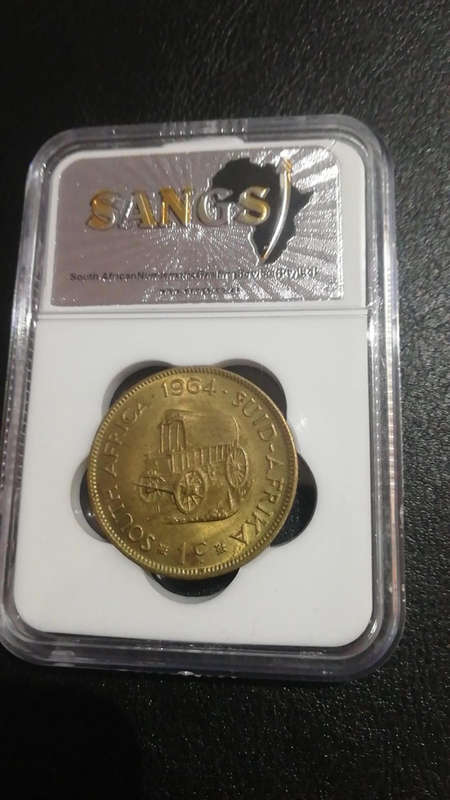 1964 1 CENT SANGS MS62