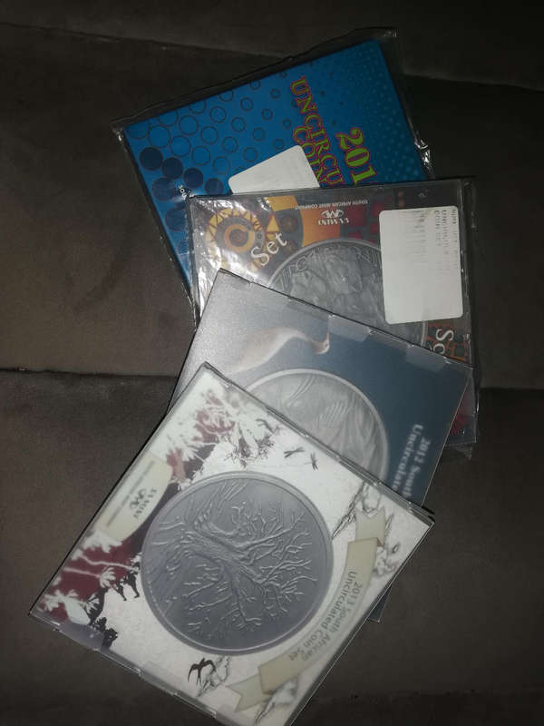 UNC SA MINT PACKS 2010/2011/2012/2013