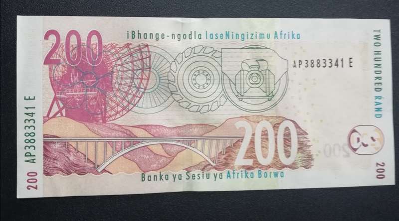 Mboweni R200 NOTE Uncirculated Condition