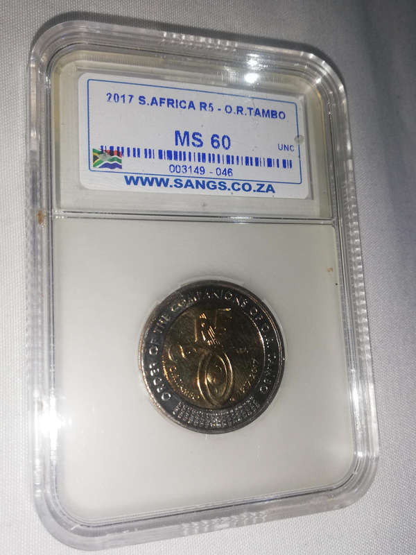 Graded R1 R2 R5 Coins