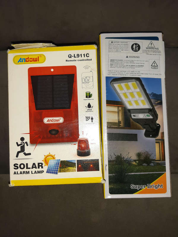 Solar Alarm And Solar Light