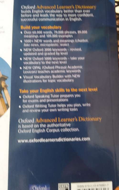 Oxford Advanced Learners Dictionary