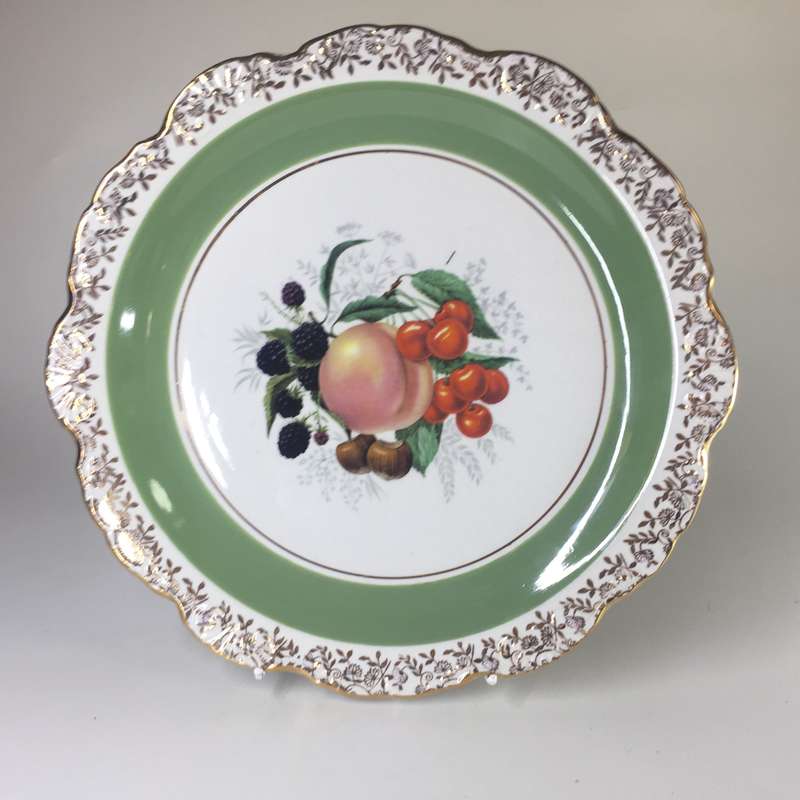 OLD FOLEY James Kent , Staffordshire England ,vintage , ornate display plates , pattern No. 6917