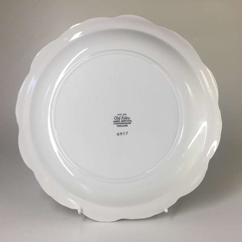 OLD FOLEY James Kent , Staffordshire England ,vintage , ornate display plates , pattern No. 6917