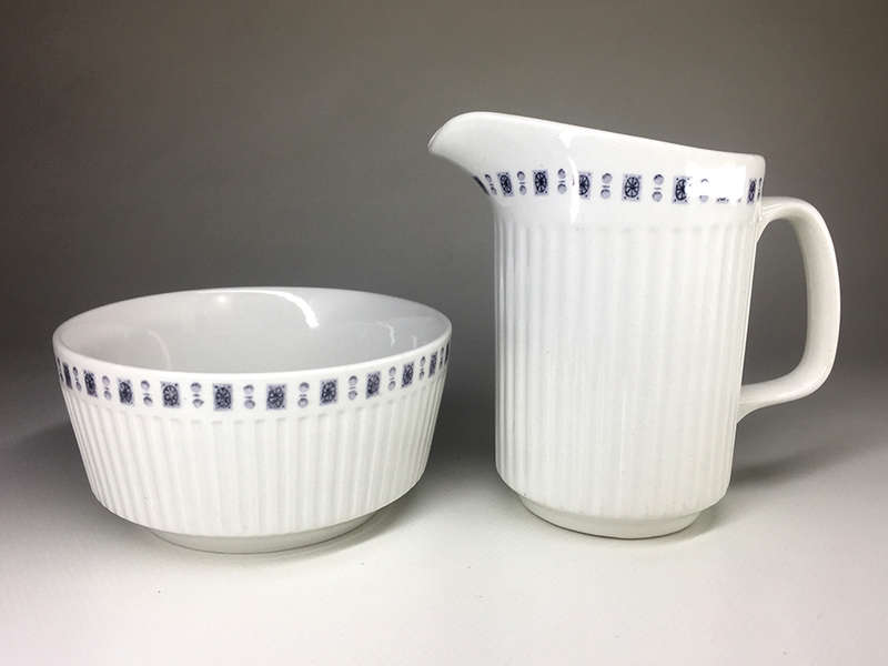 JOHNSON BROS. ' EMBASSY ' IRONSTONE , SUGAR BOWL & CREAMER