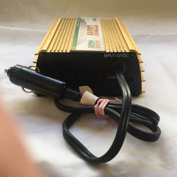POWER INVERTER  ' HUMAN POWER ' 12V. DC. / 230V AC. for vehicles, airplanes, boats , ATV,s