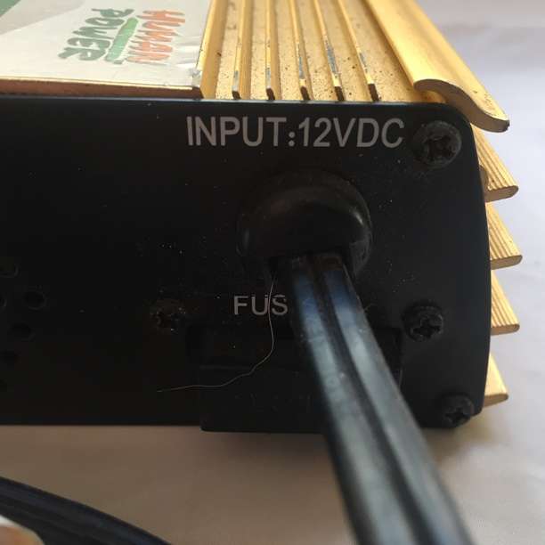 POWER INVERTER  ' HUMAN POWER ' 12V. DC. / 230V AC. for vehicles, airplanes, boats , ATV,s