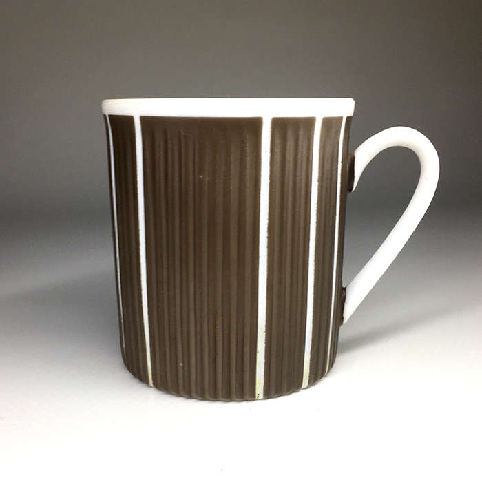 ARZBERG . CARAMEL BROWN & WHITE ,  ESPRESSO DUOS , set of six