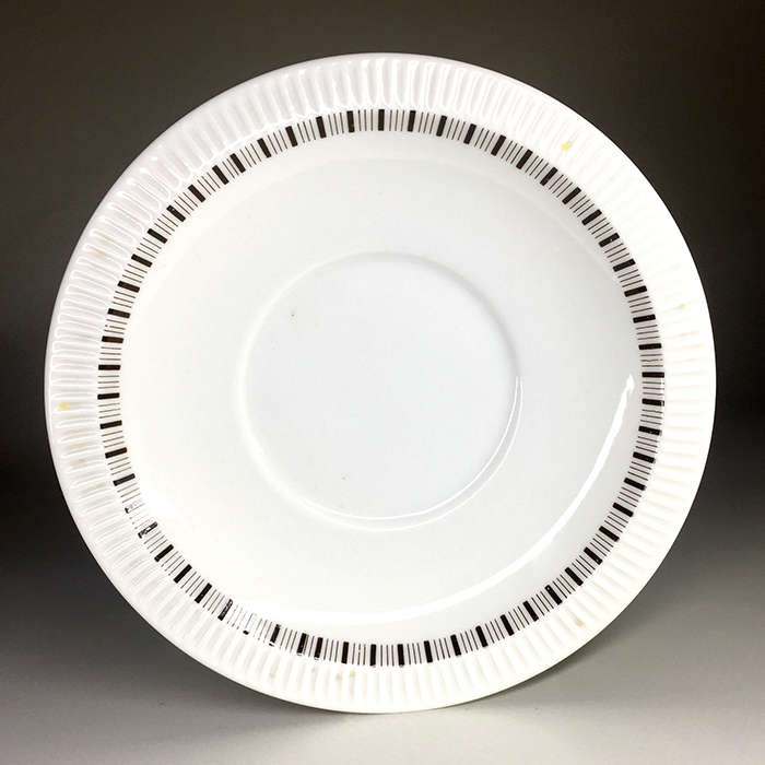 ARZBERG . CARAMEL BROWN & WHITE ,  ESPRESSO DUOS , set of six