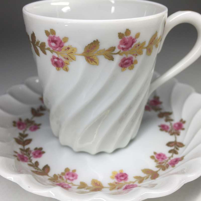 LIMOGES FRANCE   DEMITASSE  / ESPRESSO DUO  " HAVILAND "