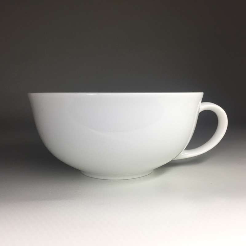 ARZBERG PORZELLAN MANUFACTUR  A VINTAGE 1930.S WHITE TRANSLUCENT PORCELAIN COFFEE DUO