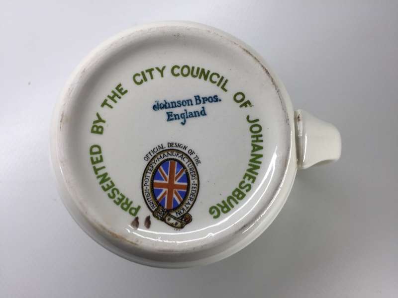 Johnson Bros Mug Commemorating the Coronation of King George VI and Queen Elizabeth - May 1937