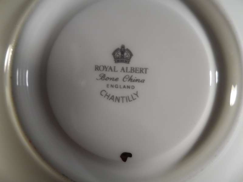 ROYAL ALBERT SAUCER , ' CHANTILLY ' replacement item , 1 available