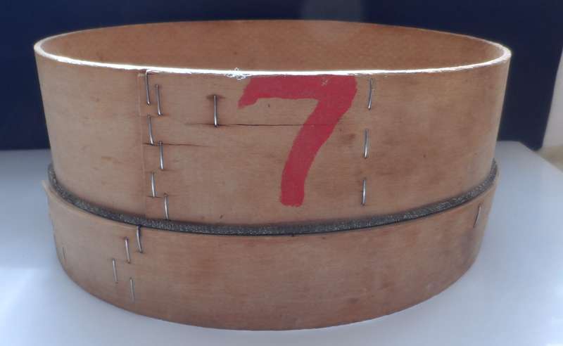 VINTAGE  PAIR OF  BEECH WOOD FRAMED , FLOUR MILL TEST SIEVES