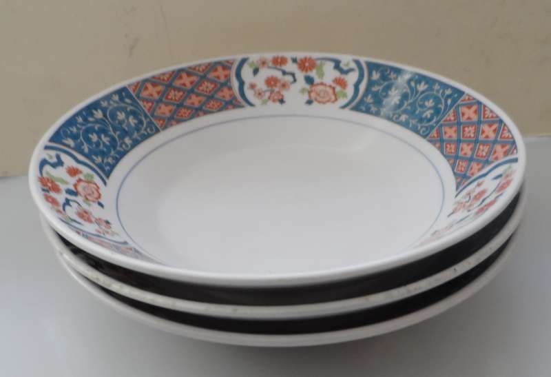 NORITAKE PROGRESSION CHINA JAPAN BREAKFAST BOWLS ' MING GARDEN ' No. 6966 REPLACEMENTS ( 3 AVAILABLE